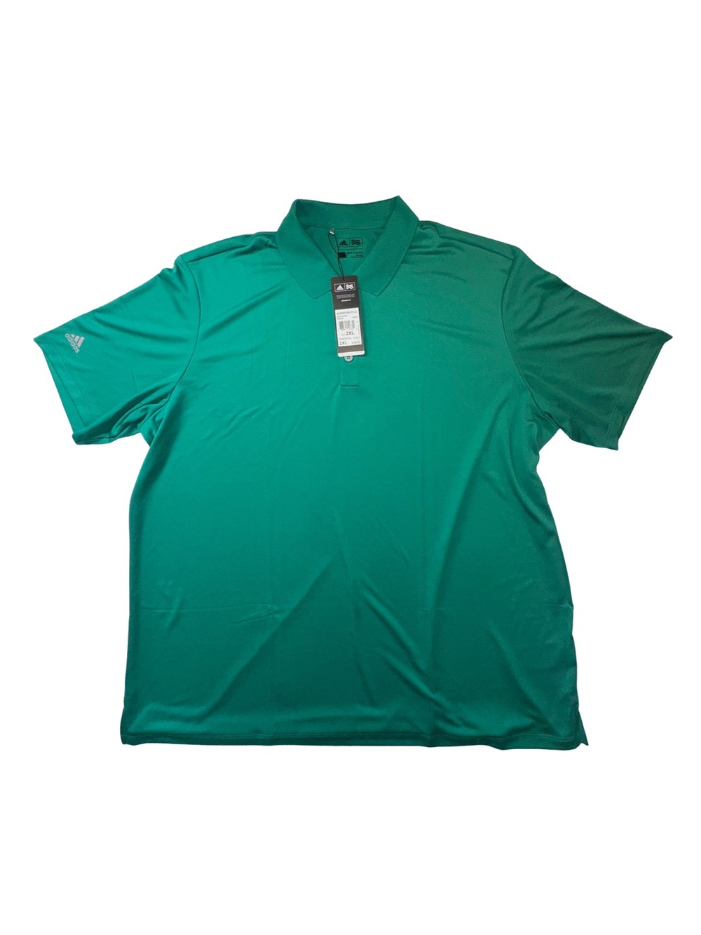 Adidas Golf AdiPerform Polo Men’s XXL Amazon Green UPF 30 NWT AE7262